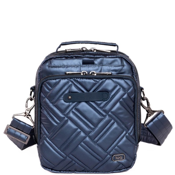 Lug Skeeter Bridge Convertible Crossbody Metallic Indigo - Picture 1 of 1